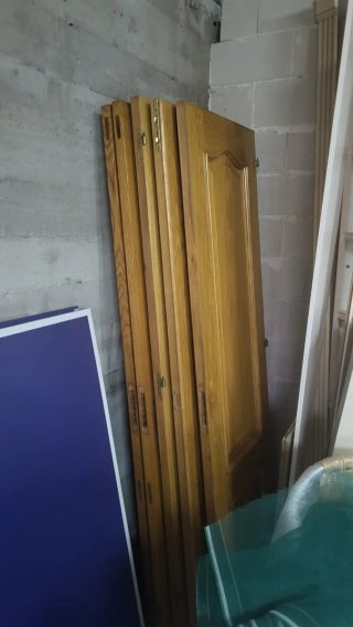 Puertas de madera maciza