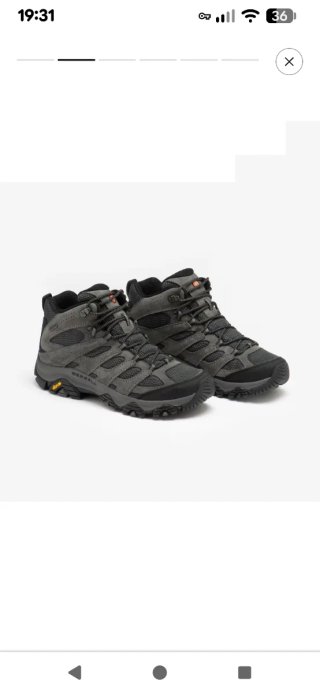 Botas de montaña Merrell grises
