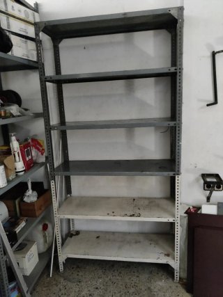 Estantería metálica industrial 6 baldas