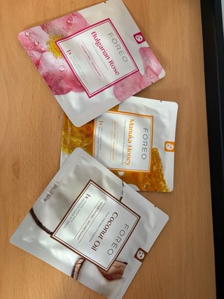 Pack 3 Mascarillas FOREO (Rosa, Miel, Coco)
