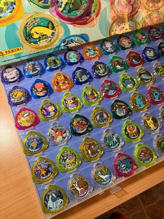 Tazos Pokémon KRAKS Panini 2005 Colección Completa