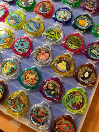 Tazos Pokémon KRAKS Panini 2005 Colección Completa