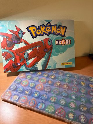 Tazos Pokémon KRAKS Panini 2005 Colección Completa