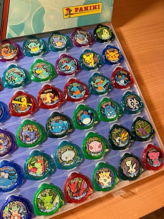 Tazos Pokémon KRAKS Panini 2005 Colección Completa