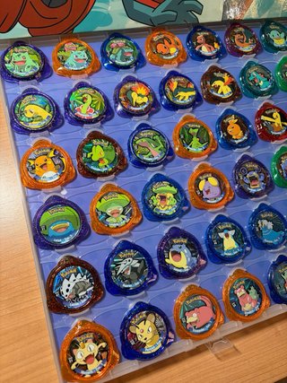 Tazos Pokémon KRAKS Panini 2005 Colección Completa