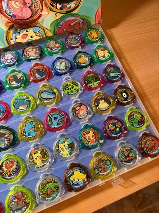 Tazos Pokémon KRAKS Panini 2005 Colección Completa