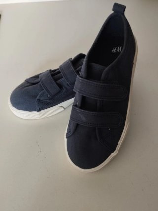 Zapatillas H&M velcro azul marino T31 nuevas