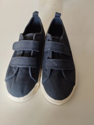 Zapatillas H&M velcro azul marino T31 nuevas