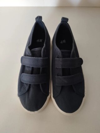 Zapatillas H&M velcro azul marino T31 nuevas