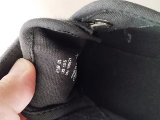 Zapatillas H&M velcro azul marino T31 nuevas