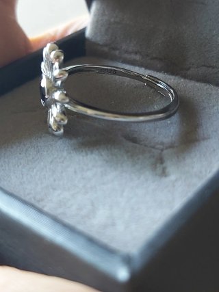 Anillo Flor Zafiro Azul Inspiración G-Dragon
