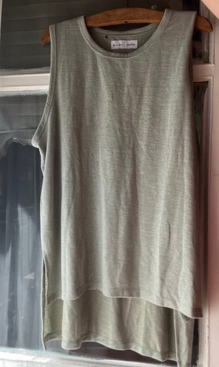 Camiseta tirantes Lefties verde Talla XL