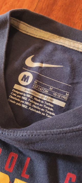 Camiseta Vintage FC Barcelona Nike Azul