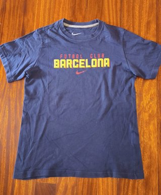 Camiseta Vintage FC Barcelona Nike Azul
