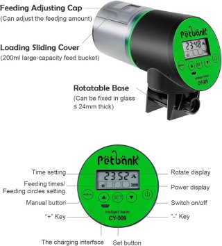 Alimentador automático acuario