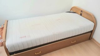 Escritorio madera con cajones + cama nido 90