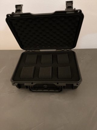 Valigetta porta orologi 6 posti