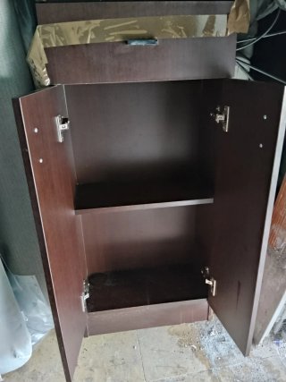 Armario de madera marrón 180X48cm