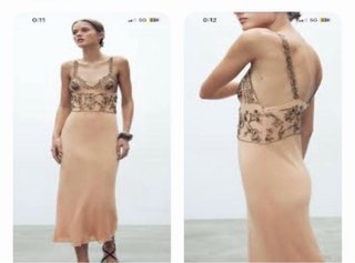 Vestido largo rosa