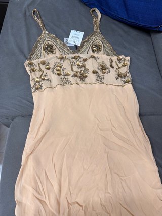 Vestido largo rosa