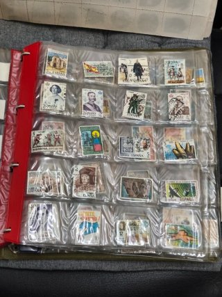 Álbum de sellos antiguos