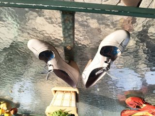 Sandalias blancas tacón talla 36
