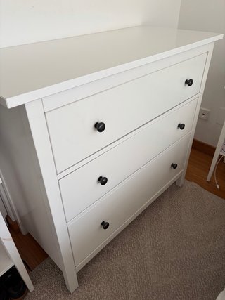 Cómoda Hemnes Ikea Blanca 108x96 cm