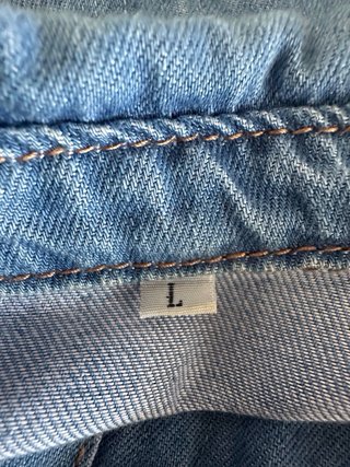 Vestido tejano vaquero con cinturón
