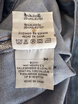 Vestido tejano vaquero con cinturón