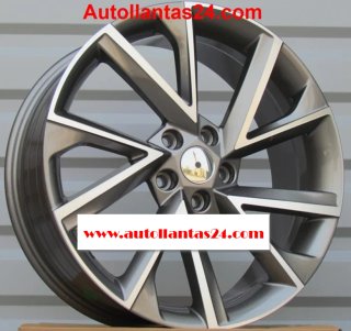 767 Juego 4 llantas skoda seat r041233