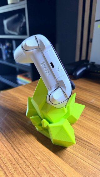 Mando Xbox blanco Vinilado Camaleón + Soporte