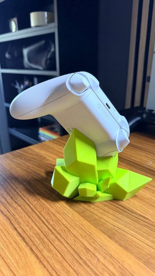 Mando Xbox blanco Vinilado Camaleón + Soporte