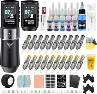 Kit Macchina Tatuaggi TATELF S5010 Senza Fili