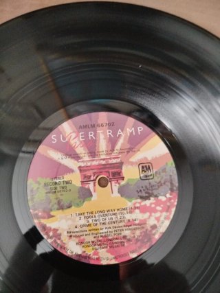 Vinilo Supertramp en Paris