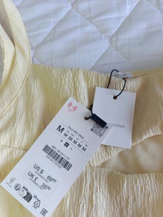 Vestido Zara Globo Talla M