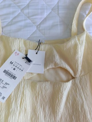 Vestido Zara Globo Talla M