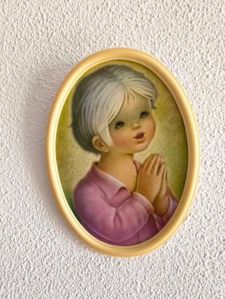 Cuadro niño rezando Joaquín