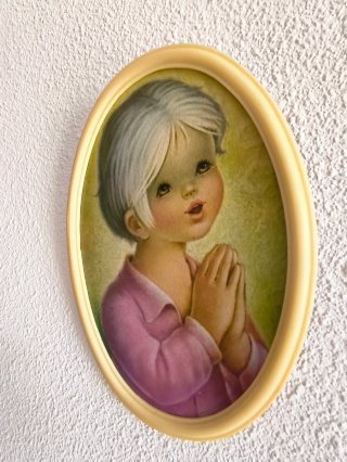Cuadro niño rezando Joaquín