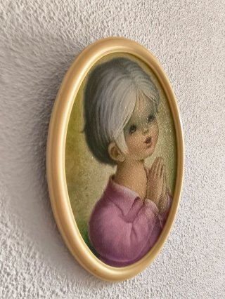 Cuadro niño rezando Joaquín