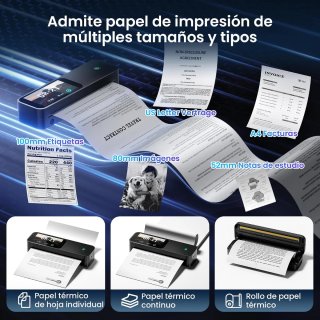 Phomemo Impresora Térmica Portátil A4 Kit