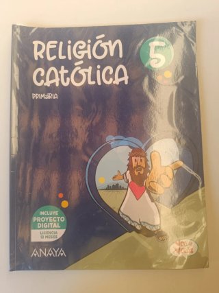 Libro Religión católica  5º Primaria