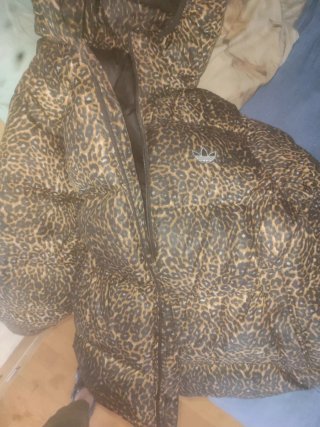 Plumífero Adidas Estampado Leopardo