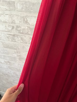 Vestido fiesta largo rojo