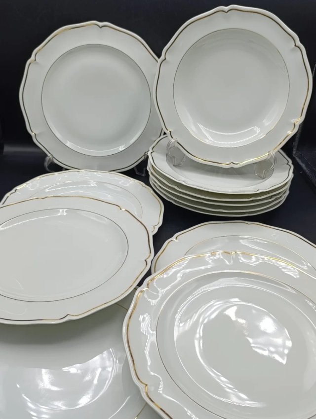Vajilla 6 servicios platos porcelana Limoges
