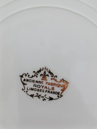 Vajilla 6 servicios platos porcelana Limoges