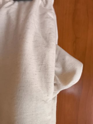 Pantalones anchos blancos mujer