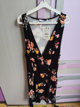 Divertido. Mono. De. Flores.T.L