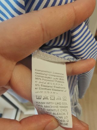 Vestito estivo  a righe L