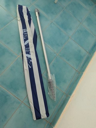 Sombrilla playa Decathlon 2m
