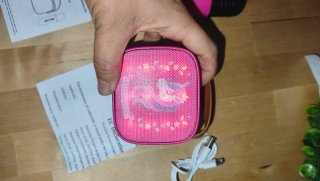Karaoke Portátil Infantil con dos micrófonos